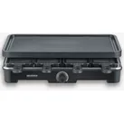 Severin RG 9670 Raclette Grill 1400 W schwarz für 8 Personen