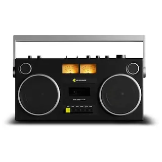 wearerewind Curtis Tragbarer Kassettenspieler mit Bluetooth schwarz