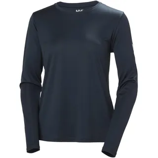 HELLY HANSEN Damen W Hh Tech Crew Ls 2.0 Undershirt, Marineblau, S EU