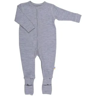 Joha Baby Schlafoverall Merino-Wolle Grau 50