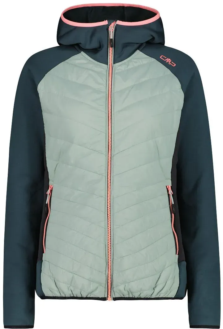 CMP Woman Jacket Hybrid FIX Hood trek green (F520) 38