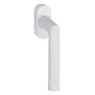 HOPPE Fenstergriff Hamburg 0700L/U26 Alu.F9016 verkehrsweiß 32-42mm Stand.HOPPE