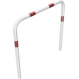 Schake Abweisebügel aus Stahlrohr Ø 48 x 2,5 mm Breite: 1000 mm, Höhe: 1000 mm ohne Querholm, zum Einbetonieren