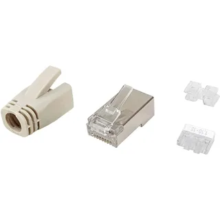 Equip Cat.6A RJ45 geschirmter Steckersatz, 100 Stück/Packung