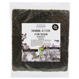 Nori Blätter Algamar - bio – geröstet (0.025kg)