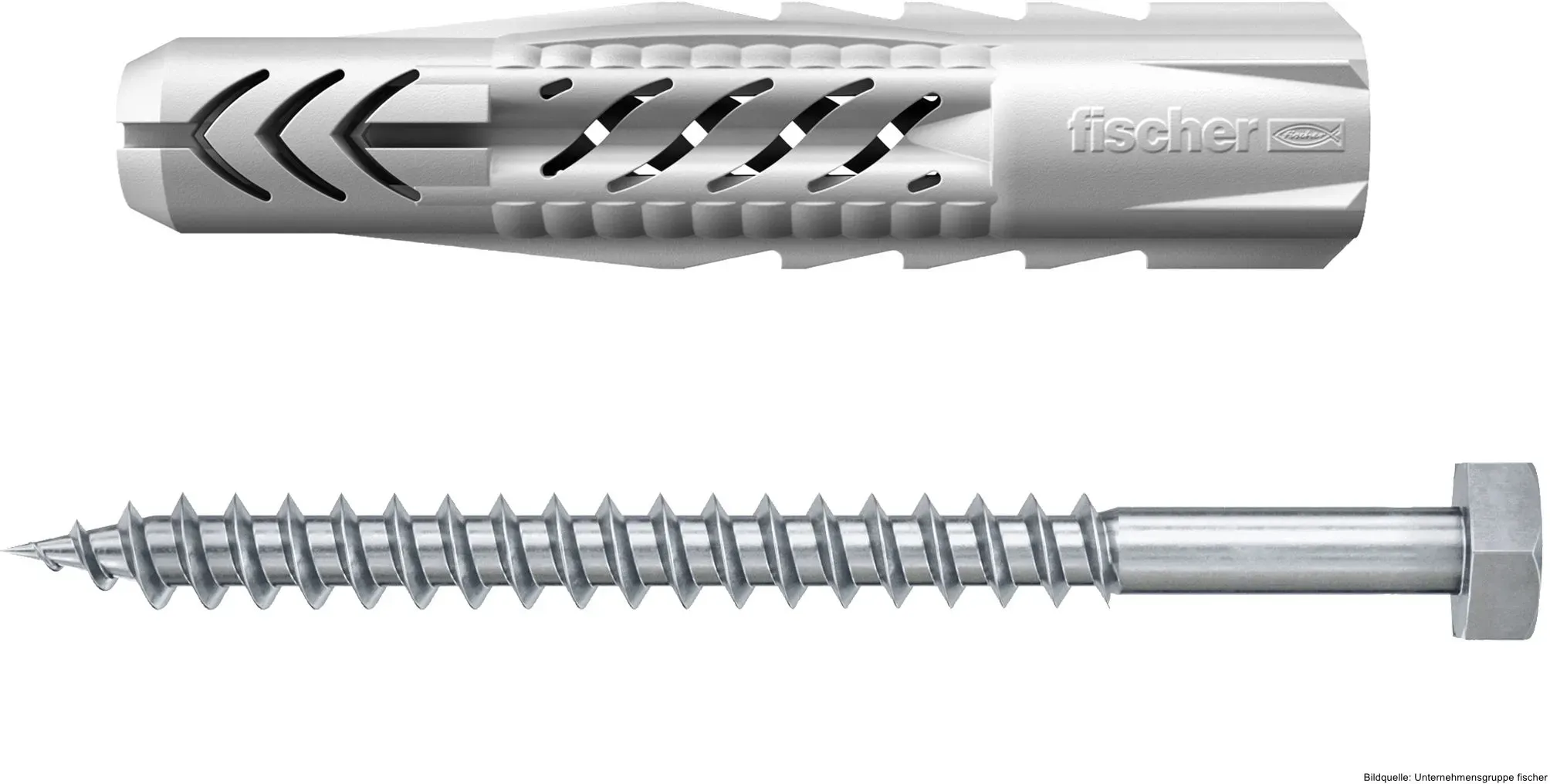 fischer Universaldübel UX 12 x 70 S mit Schraube, 2 Stück