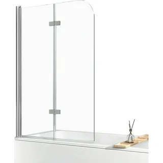 EMKE Emke, Duschkabine + Duschwand, Duschwand (140 cm, 110 cm, 140 cm)