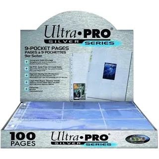 Ultra Pro 9-Pocket Pages Silver Series