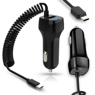 Ladekabel kompatibel mit Google Pixel 9a / 9/9 Pro / 9 Pro XL/Fold / 8a / 8 / 7a / 7/ 6a / 6 / Pro / 5 / 4a / 4 / Pro XL Auto KFZ Ladegerät USB Typ-C Lade Kabel Daten Gerät 3,1A, Farbe:Schwarz