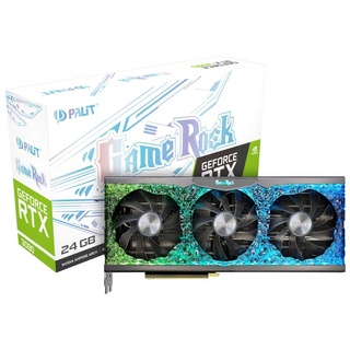 Palit GeForce RTX 3090 GameRock 24GB GDDR6X Grafikkarte mit ARGB SYNC, Angel ARGB, 10496 Core, 1395MHz GPU, 1740MHz Boost, 3X DisplayPort, HDMI, Dual BIOS, 0dB Tech, NED3090019SB-1021G