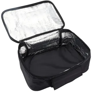Intelligenter Tragbarer Ofen Für Das Auto, Tragbare Mini-Auto-Mikrowelle, 12-V-Elektroofen, Schnell Erhitzende Picknick-Box Für Reisen, Camping, Essen, Kochen, Schwarz