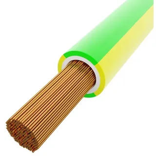 Bitner Stromkabel 16mm2 H07V-K Batteriekabel HAR YE/GE flexibel LGY Erdung PV Anlage 1m