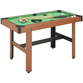 vidaXL Billardtisch 4 Fuß 122×61×76 cm Braun