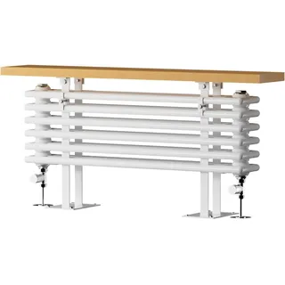 EMKE Heizkörper, Horizontal mit praktischer Heizabdeckung Weiss 100x48cm 674W, Heizkörper, Weiss