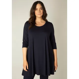 Base Level Curvy Tunikashirt »Aria«, blau