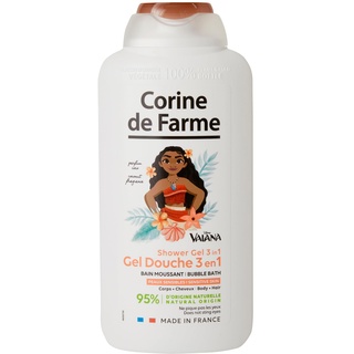 Corine de Farme Vaiana 3en1 Gel Ducha Extra suave para cuerpo/cabello/de baño de espuma, 500 ml