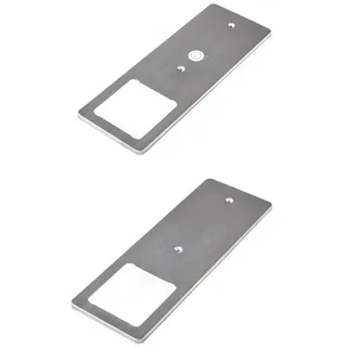 Kalb Material Für Möbel kalb LED Unterbauleuchten Edelstahl gebürstet 5W- sehr flache Küchenleuchte mit Touch-Dimmfunktion Einbaustrahler Einbauspot, Auswahl:2er Set warmweiss
