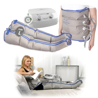 Rijar I-press4 Lymphdrainagegerät für Beine und Bauch Größe L für Heimanwendung und Physiotheraphie