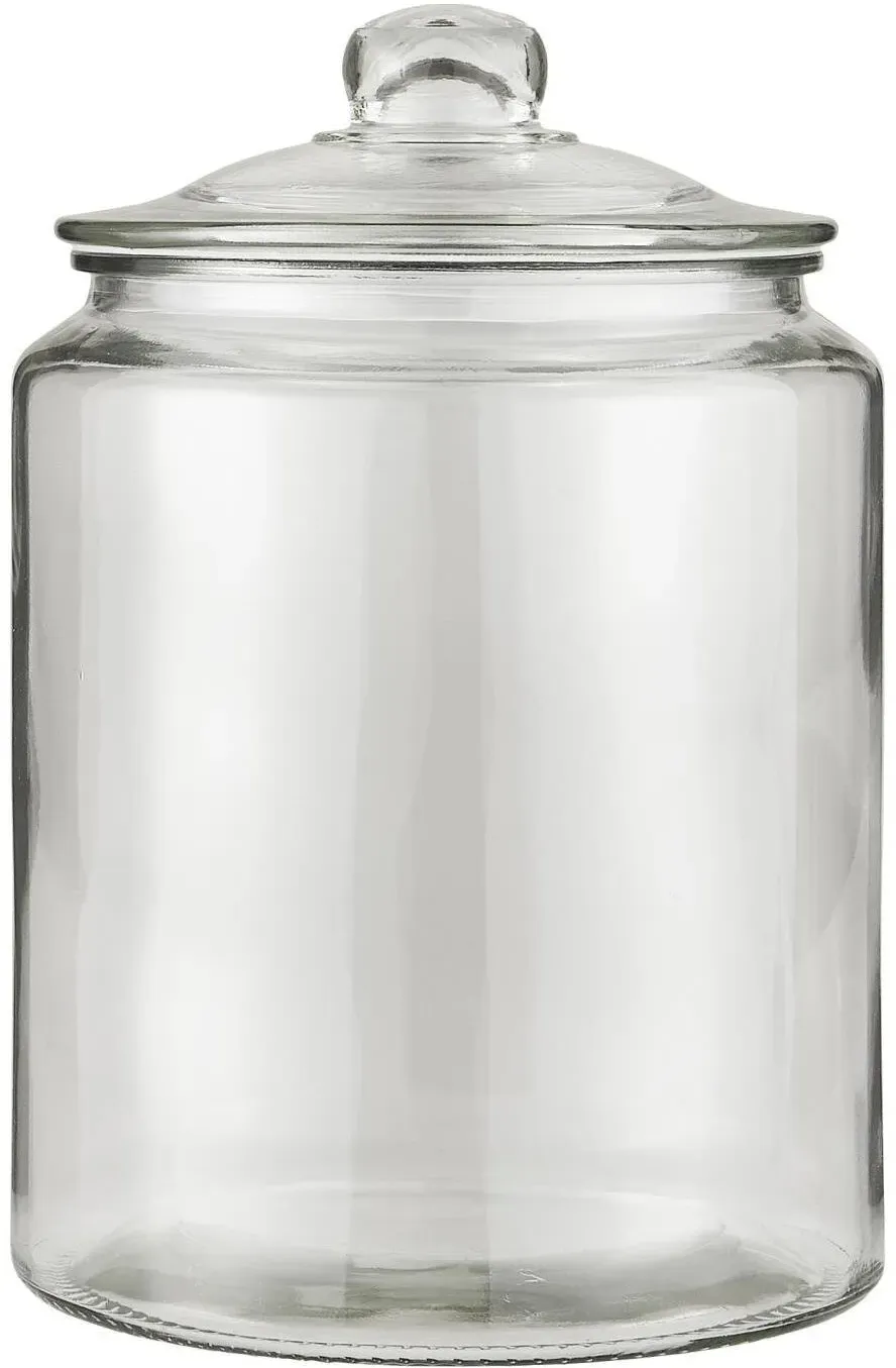 IB Laursen Glasbehälter mit Glasdeckel, Höhe 22 cm, Ø 14,5 cm, 1900 ml