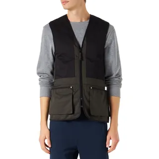 Beretta Schießweste Universal für Herren und Damen, Grün/Schwarz, Trap und Skeetweste, XXS