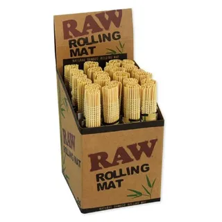 1 Box (24 x) RAW Bamboo Rolling Mat - Bambus Rollmatten Drehhilfe Dreh Matte