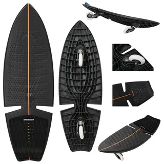 F2 Surf Waveboard Carving Board Street Surfer Skateboard Schwarz 2025