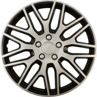 Z449664 Radkappen Radzierblenden SATZ (4Stück) 17 Zoll Dakar silber-schwarz