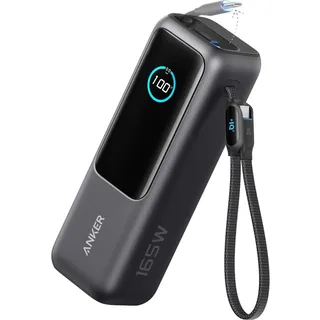 Anker Laptop Power Bank (25000 mAh, 165 W, 90 Wh), Powerbank, Schwarz
