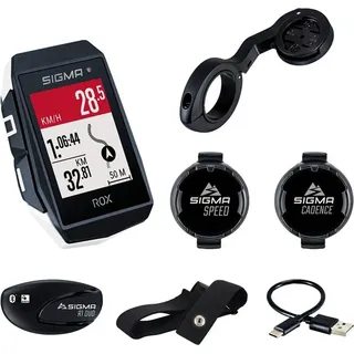 Sigma Sport 01035, 4,5 cm (1.77"), 128 x 160 Pixel, 1000 mAh (Li Ion), 3.7 V, 18 h, 46,8 mm, 66,1 mm - Schwarz/Weiß