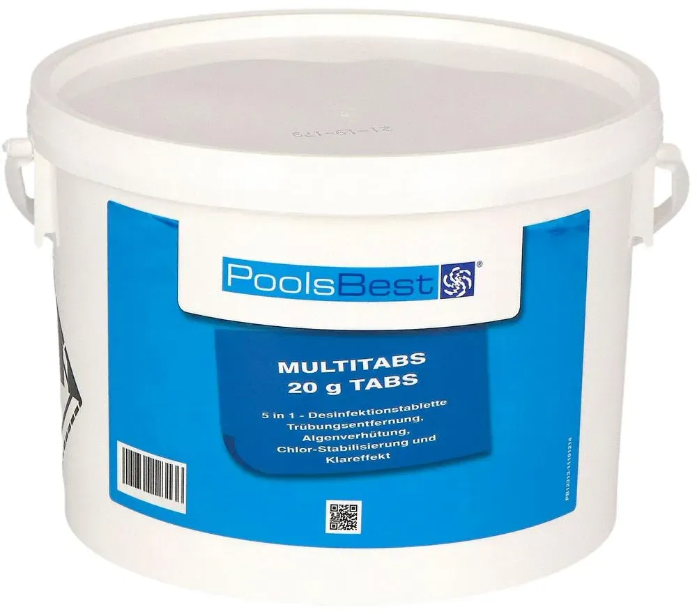 3 kg - PoolsBest® Mini - Multitabs 5 in 1, 20 g Tabletten