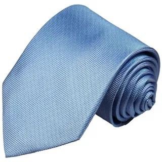 Paul Malone Krawatte Designer Seidenkrawatte Herren Schlips modern uni 100% Seide Breit (8cm), blau 898 blau breit | 8 cm x 150 cm
