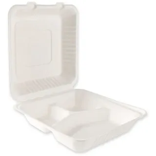 Nature Star Einweg-Menüboxen Triple 23,0 x 23,0 cm, 25 St.