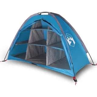 vidaXL Camping-Organizer-Zelt 9 Fächer blau 125 x 50 x 68 cm