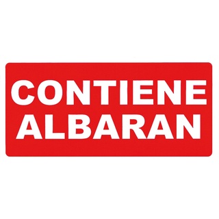 APL 295 Rolle 200 Etiketten Contiene albarán Spanisch