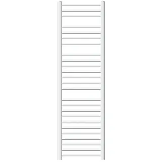 luxebath Badheizkörper 400x1500 mm Weiß gerade Seitenanschluss