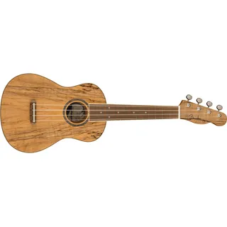 Fender Zuma Exotic Concert Ukulele, Walnut Fingerboard in Spalted Maple
