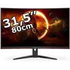 AOC Monitor C32G2ZE/BK, 31,5 Zoll, Full HD 1920 x 1080 Pixel, 0,5 ms, 240 Hz, Curved, Gaming