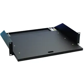 Adam Hall ah 19" Parts 87555 19" Ablage 2 HE mit Auszugsschienen
