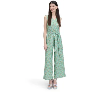 Cartoon Jumpsuit mit Bindegürtel", Damen, Gr. 44,