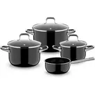 WMF Topf-Set Fusiontec® Essential Pro schwarz 4-tlg.