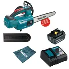 Makita Akku-Kettensäge DUC254CZ 18V + Akku 5,0 Ah BL1850B + Ladegerät DC18RC