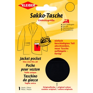 Kleiber + Co.GmbH Sakko-Tasche, 17 cm x 10,5 cm