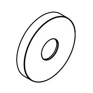 Hansgrohe Rosette Croma 100 Reno Raindance 95691000 Conncect Showerp 80mm chrom