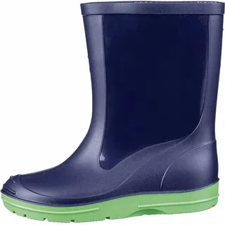 Beck Basic Mädchen, Jungen PVC Regen Stiefel blau, herausnehmbare Einlegesohle - Blau - 36