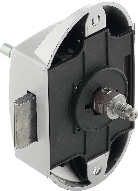 Häfele Drehstangen-Schloss, Häfele Push-Lock, Dornmaß 25 mm, beidseitig bedienbar weiß