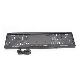 Technaxx Funk-Rückfahrkamera für das Auto in der Kennzeichenhalterung TX-170-4,3" TFT-LCD-Monitor, IR-LED für Nachtsicht bis zu 2m, einstellbare Kamerausrichtung 114° Sichtfeld 135°
