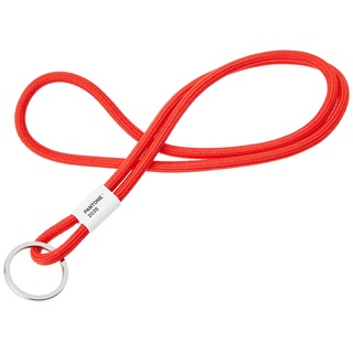 Copenhagen Design Pantone Design-Schlüsselband Key Chain Long | Schlüsselanhänger robust und Farbenfroh | lang | Red 2035 | rot