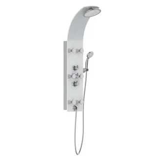 Schütte Duschpaneel LANZAROTE, weiß