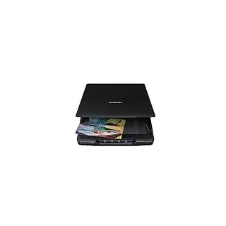 Epson - Perfection V39 II - Farbfoto- und Dokumenten-Flachbettscanner - 4800 DPI optische Auflösung - Hochsitzender, Abnehmbarer Deckel - Scannen in die Cloud - USB-Stromversorgung - Bildscannen -