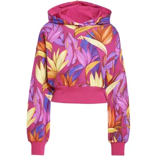 Adidas X Farm Kapuzenpullover Bold Pink / Spring Yellow / Lucid Fuchsia XS
